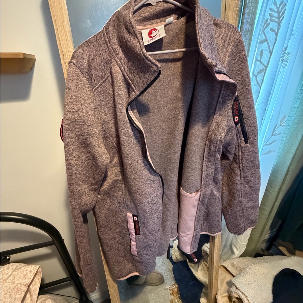 Canada Goose Women's Heathered Purple Ski Jacket